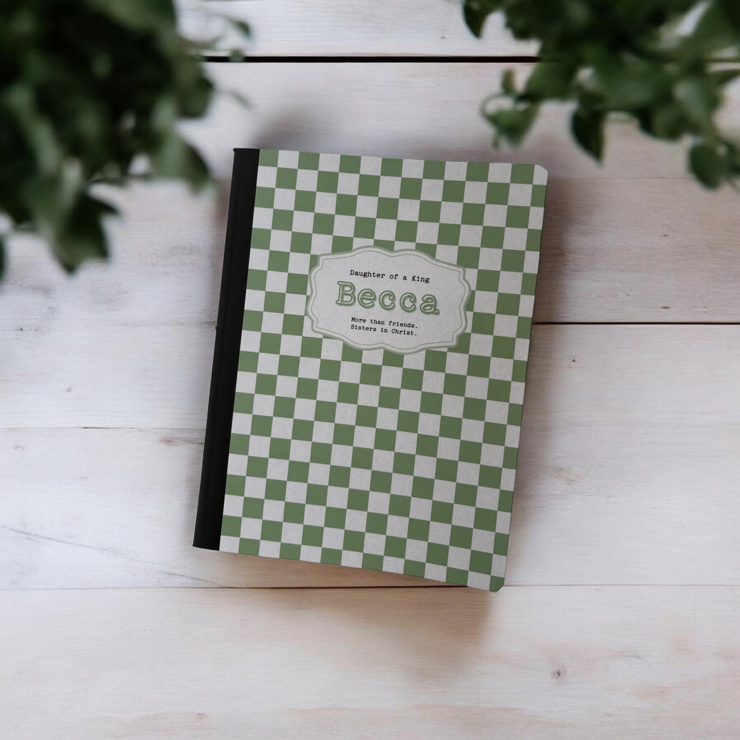 Checkered Composition Notebooks